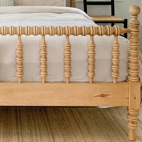 Winona Spindle Bed in Natural
