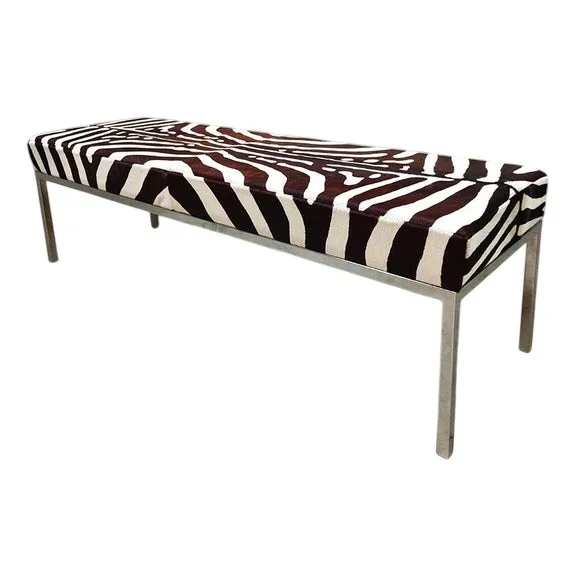 Zebra Bench or Side Table by Michael Kors