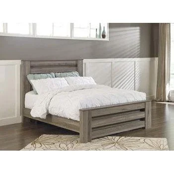 Zelen – Warm Gray – Queen Panel Footboard