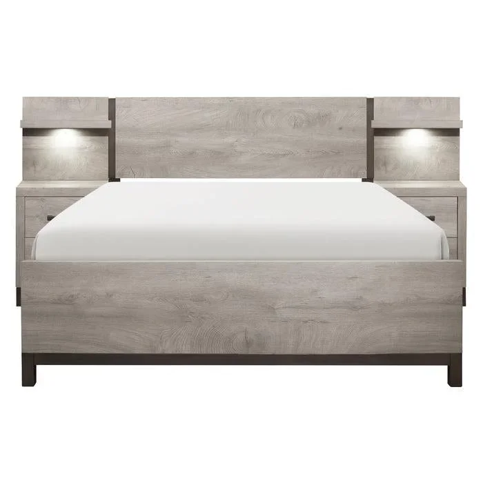 Zephyr 5pc Set Eastern King Wall Bed (EK+2NS+2NS-P)